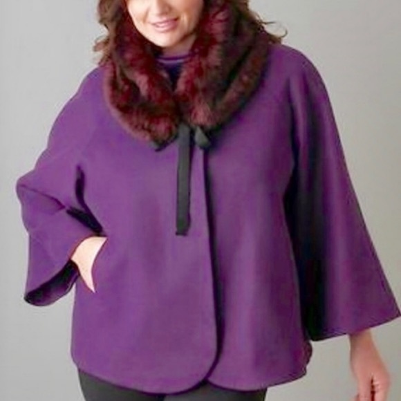 Lane Bryant Cape Coat